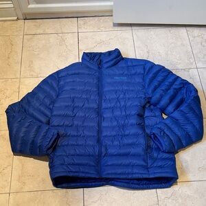 Men’s XL Marmot Blue Puffer Jacket